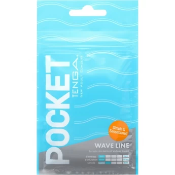 Мастурбатор одноразовый TENGA POCKET WAVE LINE